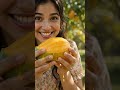 Girl eating mango in garden#ASMR#MANGO#MANGOGARDEN #mango #mangovarieties #fruit #mangotreat