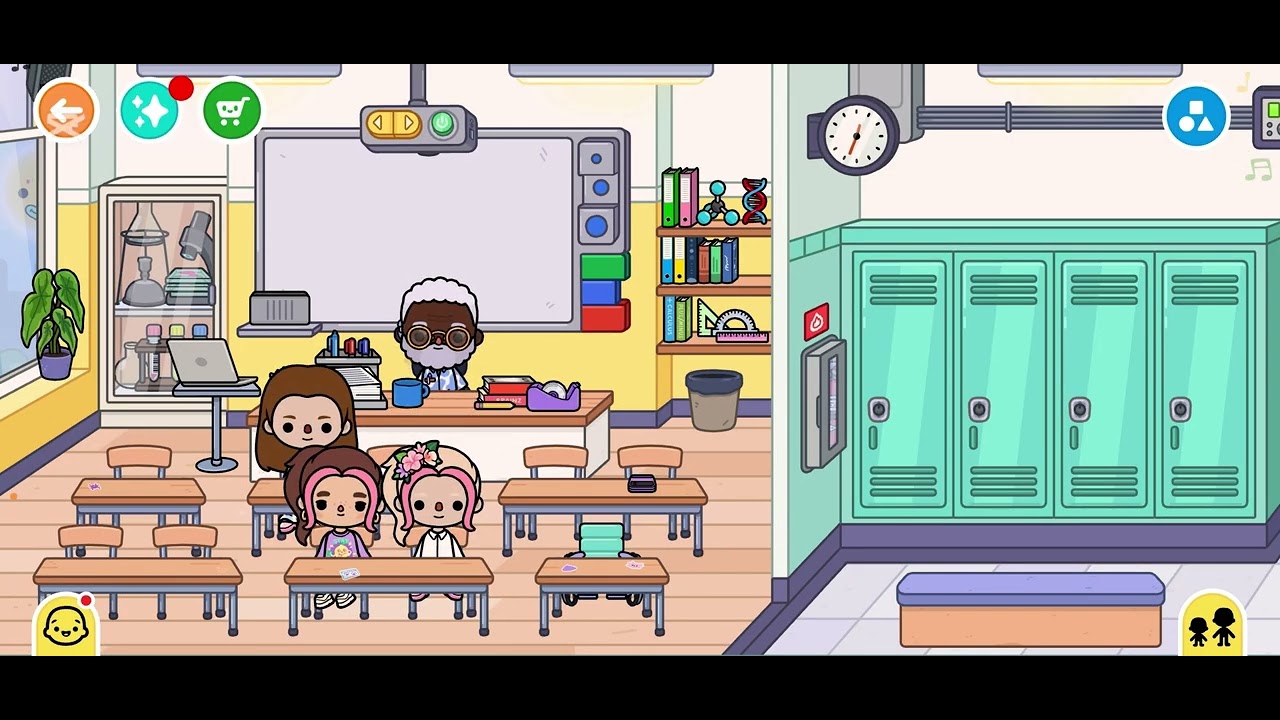 توكا بوكا🌸 تولين وميار هربوا من الفصل🏃🏼‍♀️🤪  #tocaboca #tocalifeworld #اكسبلور #tocaworld #ترند 