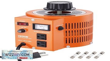 VEVOR 2000VA Auto Variable Voltage Transformer 15.3 Amp 110V Input 0-130V Output Review