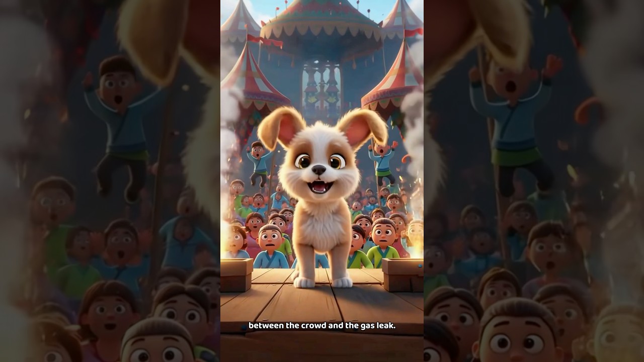 CUTE PUPPY a crowd from a GAS LEAK  #cute  #goldenretreiver  #facts