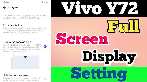 How To Full Screen Display On Vivo Y72 || Vivo Y72 Full Screen Display Setting