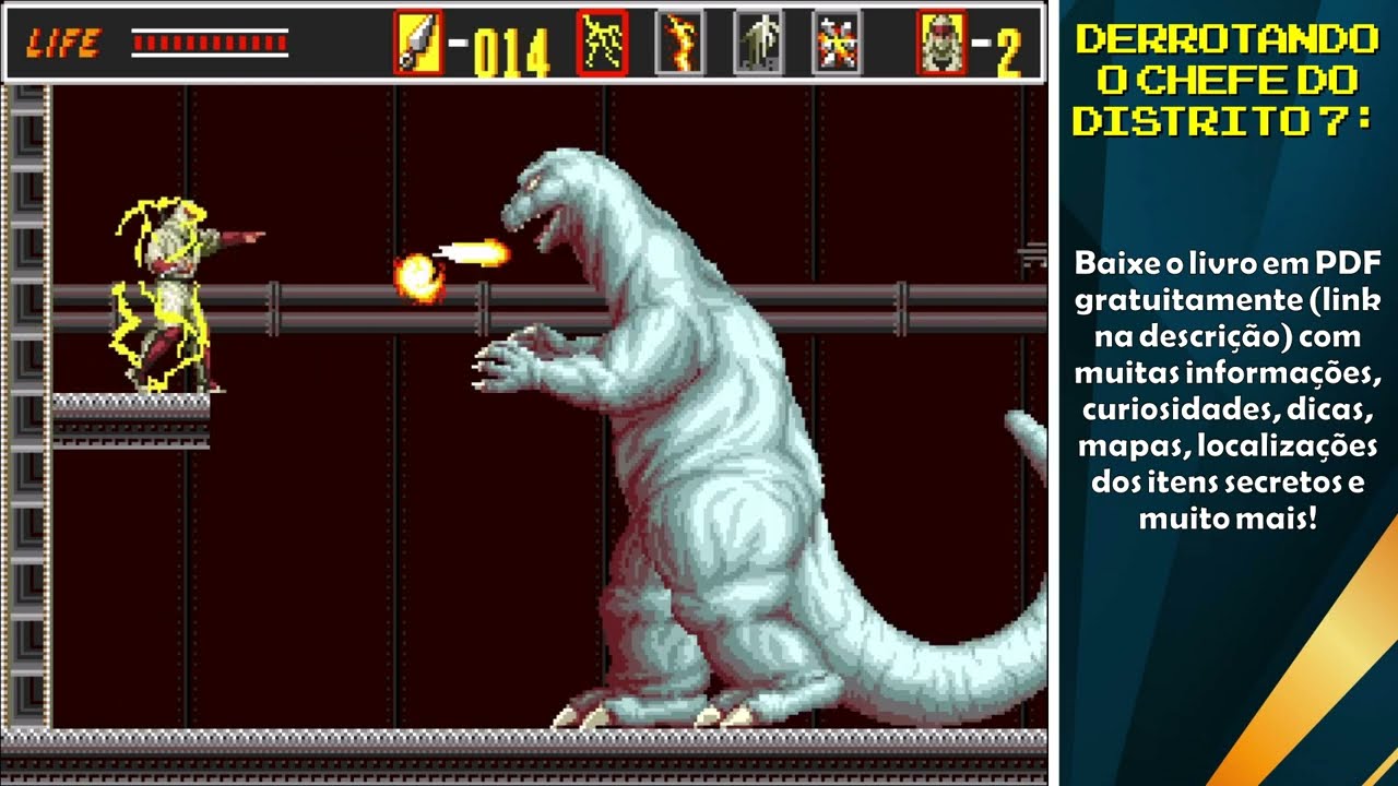 The Revenge of Shinobi / Tip: Boss District 7 - Godzilla (Mega