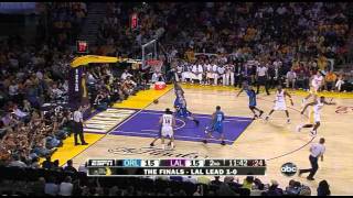 06 07 2009   NBA Finals Game 2   Magic vs  Lakers   1st Half Highlights