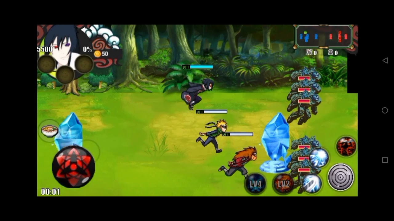 Naruto senki overcrazy No cooldown and unlimited money YouTube