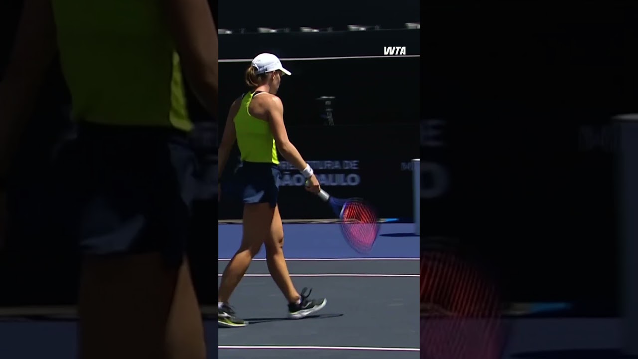 Played it to perfection 👌 #WTA #SPOpen #tennis