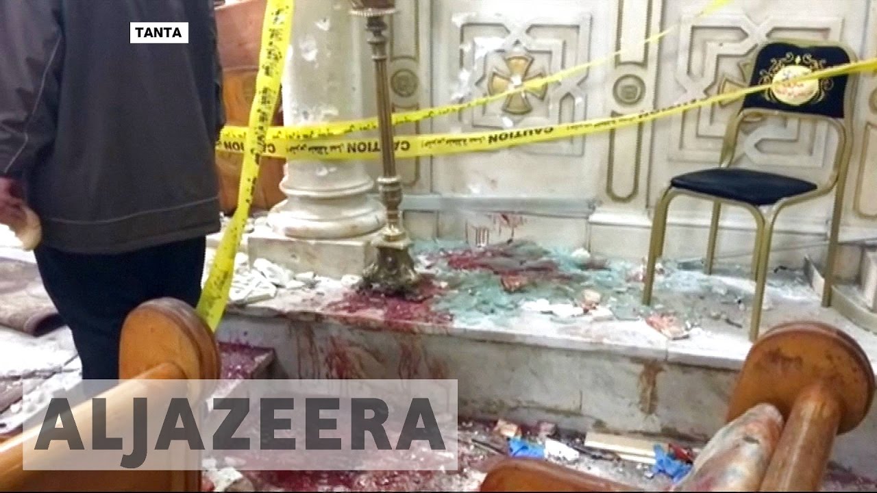 مصر في حالة طوارئ بعد تفجيرات الكنائس القبطية
