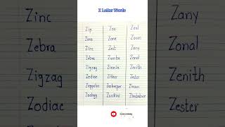 Celebrity ​Words Starting with the Letter Z | English Vocabulary | #LearnEnglish Profile