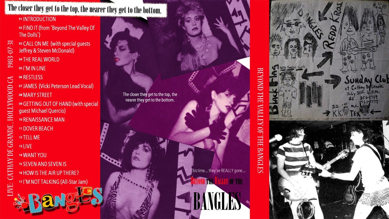 The Bangles live @ Cathay De Grande, Hollywood, CA 07/31/1983