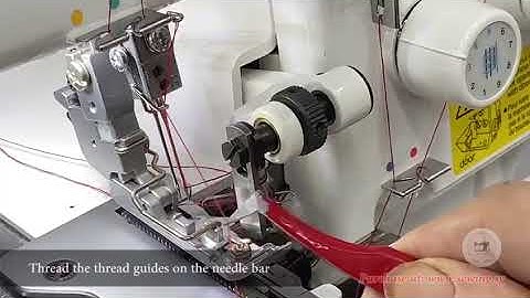 Juki MO654DE Step 4: Left Hand Needle Thread