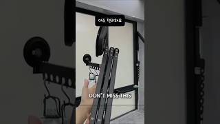 펼쳐쓰는 벽걸이행거예요#생활리뷰 #생활용품리뷰 #벽걸이행거