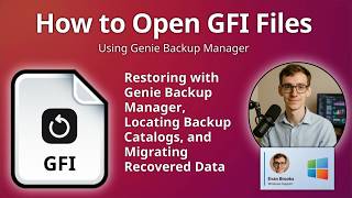 كيفية فتح ملفات GFI (برنامج Genie Backup Manager) screenshot 4
