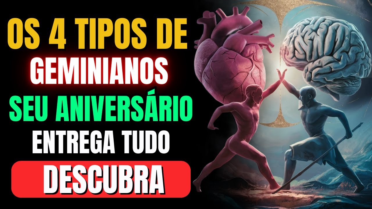 GÊMEOS ♊ Os 4 Tipos de Gêmeos (Seu Aniversário Revela) 🔥