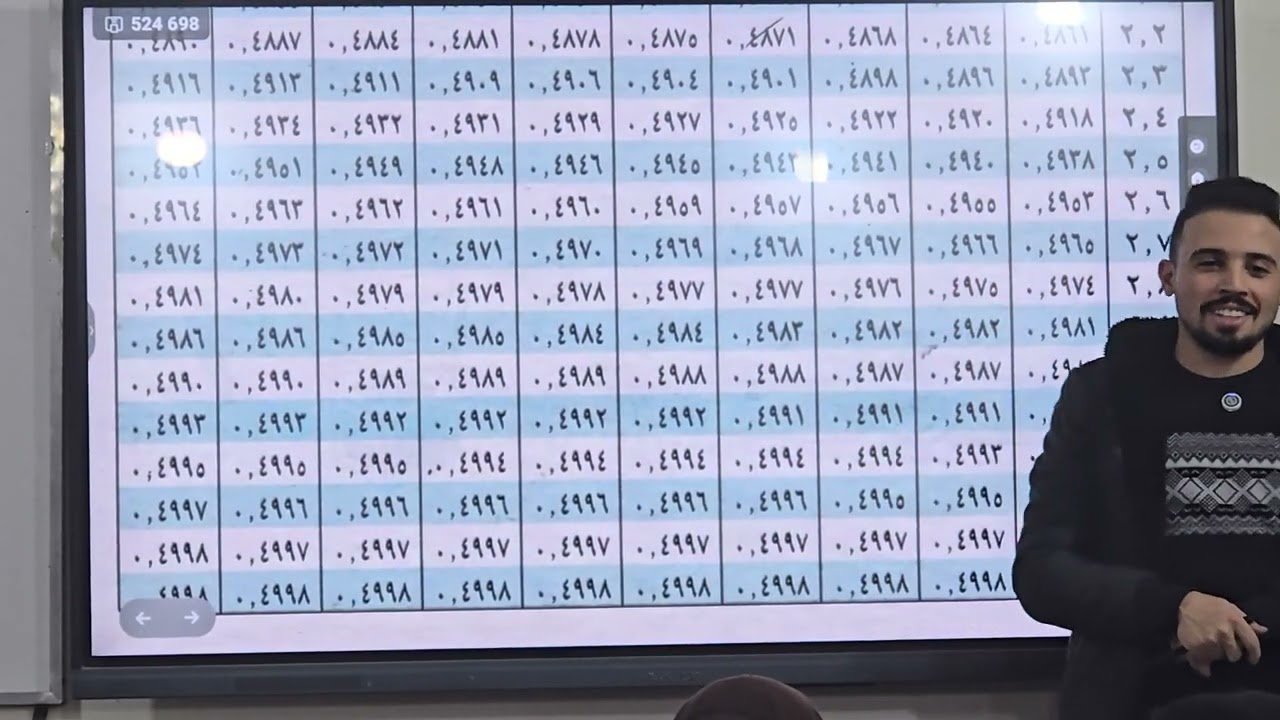 التوزيع الطبيعى - احصاء 3 ثانوى - حصة 1