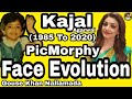 Kajal agarwal face evolution 1985 to 2019  picmorphies  ll gouse khan nallamada ll