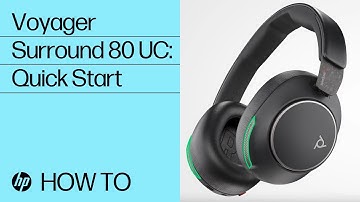 Voyager Surround 80 UC: Quick start | Accessories | HP Support