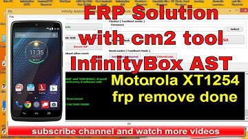 Motorola XT1254 Turbo 6.0 FRP Solution with cm2 tool Infinity-Box AST | gsm Indus