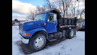 INTERNATIONAL 4900 SINGLE AXLE DUMP for Sale on IRONMARTONLINE...$10,000