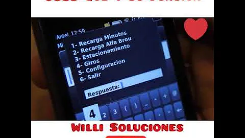 ¿Qué es un código USSD en funcionamiento?