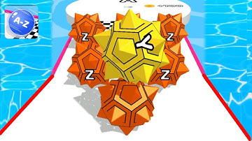 AZ Run - 2048 ABC Runner games videos Levels ( 102..105) AZ Run 2048 ball 3d android, iOS new update
