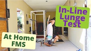 In-line Lunge Test