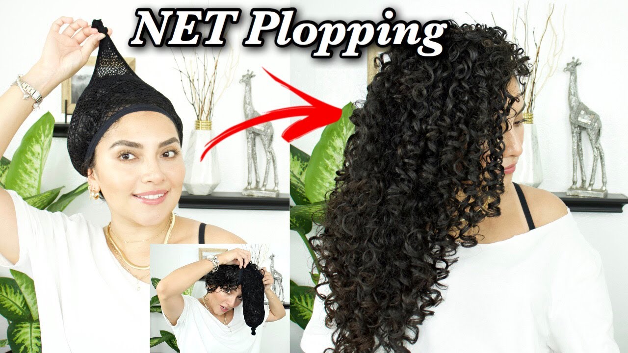 Net Plopping My 3a 3b Curls Extreme Definition Best Technique Ever ??? Wash  N Go - YouTube