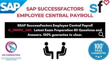 SAP SF EC Payroll C_HRHPC_2411 Certification latest Exam Questions and Answers Preparation 2025
