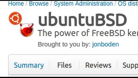 A Look at UbuntuBSD