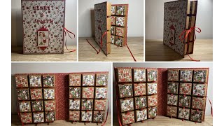 How to make a Christmas Advent Calendar Book