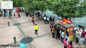 Crowd detection (Mirasys Deep Learning Artificial Intelligence)