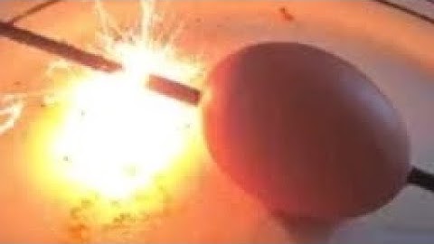 Eggsperiment Part 2! Sparkler through egg - messy explosion?
