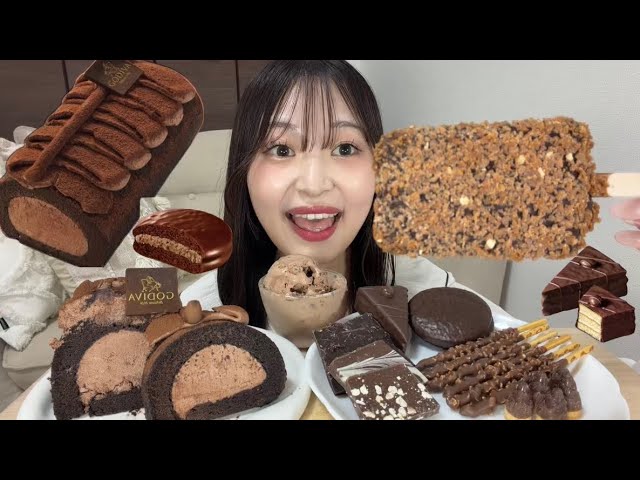 【ASMR】チョコパーティー🍫だーいすきなチョコ系商品を好きなだけ食べ尽くしてみた✊🏻❣️【モッパン】
