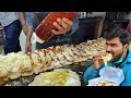 Amazing Burger in Triple Layer | Super Fast Cooking Skills | Special Egg Anda Bun Kabab of Pakistan