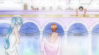 Sanji Luffy Peek At Nami Vivi Nami Shows Off Her Body To Them One Piece 128