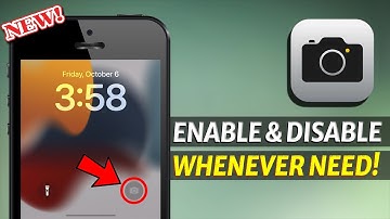 How to Quickly Enable & Disable Camera on iPhone LockScreen?