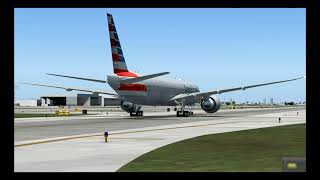 AA2923 777-300ER AMERICAN AIRLINES DALLAS - MIAMI