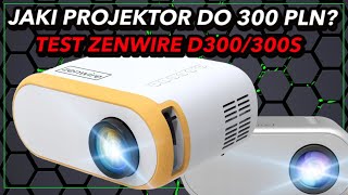 Jaki mini projektor za około 300 zł? Test Zenwire D300/D300S  z WiFi do telefonu i tabletu