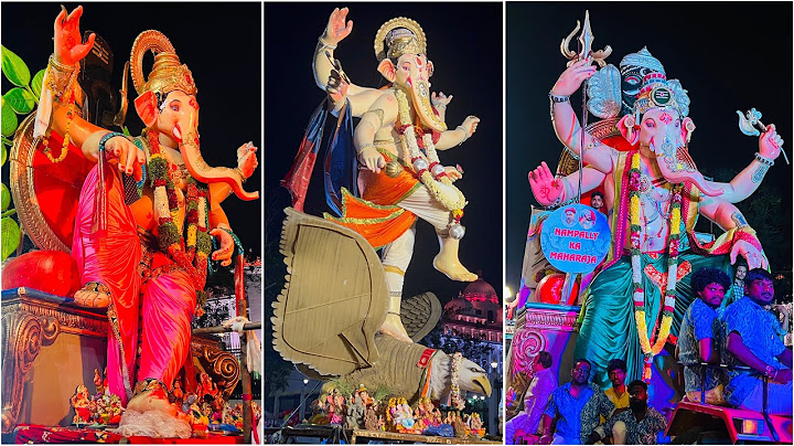 Hyderabad Ganesh Shobha Yatra 2024 | Ganesh Procession 2024 at Tank Bund | Ganesh Nimajjanam 2024