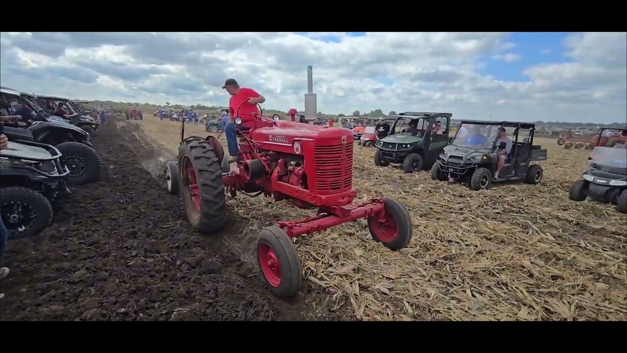 Red Power Plowing at HCOP 2025 Rantoul, Illinois 