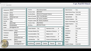 How to Create School Management System with MySQL using Python in Visual Studio Code - Part 4 of 4
