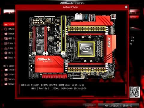 BIOS ASRock Fatal1ty X99X Killer