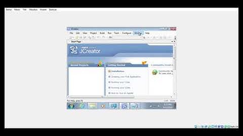Tutorial Install JCreator 4.50 + Setting