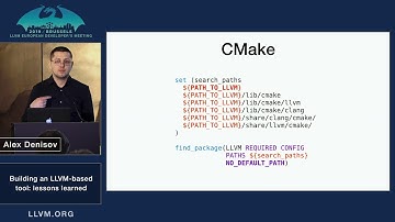 2019 EuroLLVM Developers’ Meeting: A. Denisov “Building an LLVM-based tool: lessons learned"