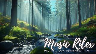 Nature’s Healing: 4K Forest &amp; Mountain Stream Relaxation Meditation &amp; Relaxiing