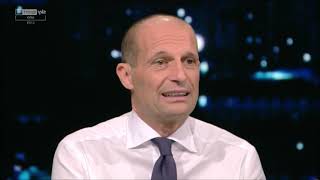 SKY CALCIO CLUB CON OSPITE MAX ALLEGRI  SENZA GIACCA