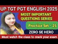 UP TGT PGT ENGLISH MARATHON 2025 | ENGLISH LITERATURE FOR TGT PGT LT GRADE GIC DSSSB EXAMS .