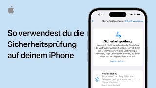 So verwendest du die Sicherheitsprüfung auf deinem iPhone | Apple Support