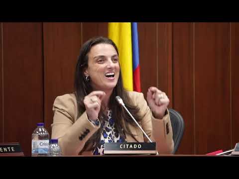Karen Abudinen en debate de control político en Senado sobre contrato de MinTIC con Centros Poblados