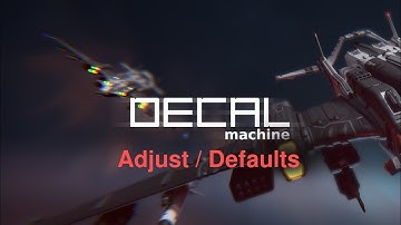 DECALmachine 1.8 - Adjust / Defaults