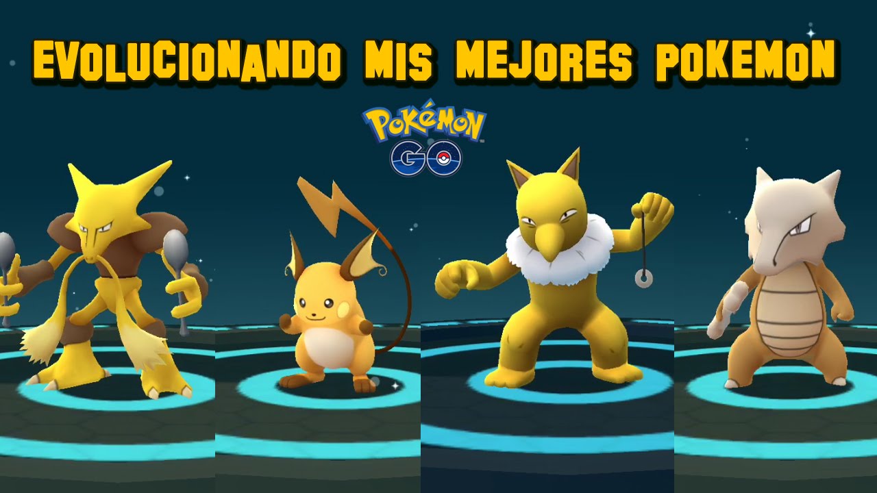 Evolucionando a Pikachu y mis mejores