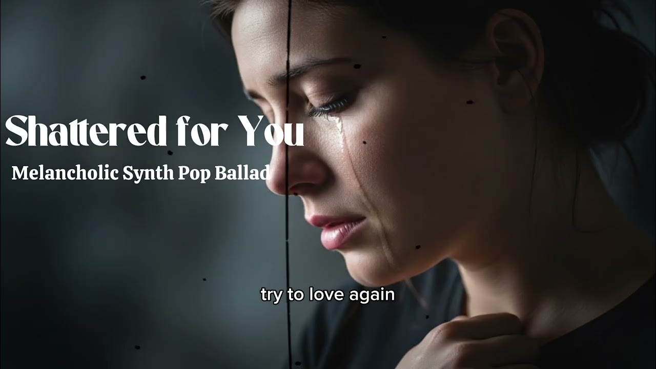 Shattered for You | A Dark Melancholic Synth Pop Ballad About Regret